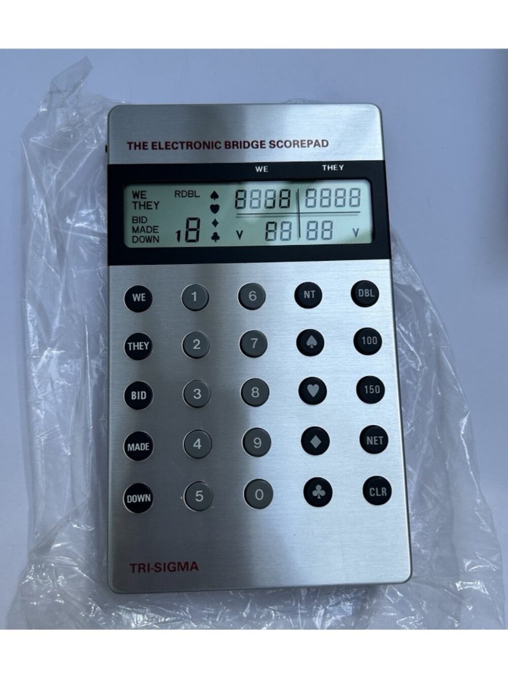 New Vintage Tri-Sigma The Electronic Bridge Scorepad Model 100-A Silvertone